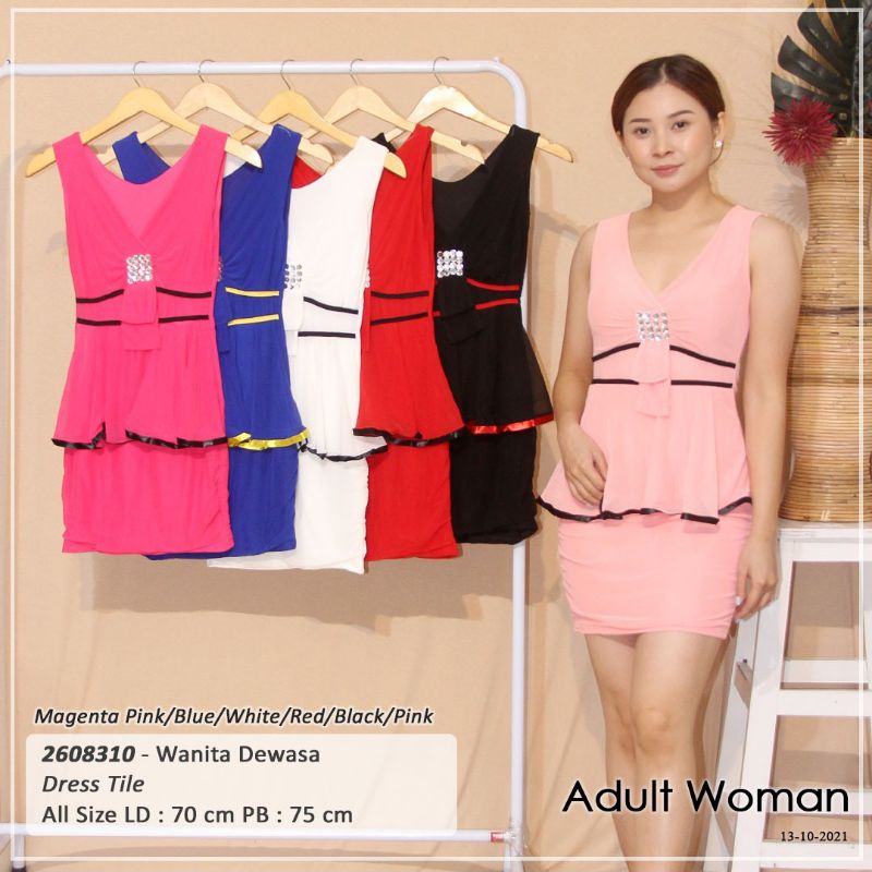 dres wanita import mini dres