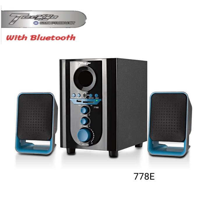 Speaker Aktif GMC Teckyo 778E Bluetooth Subwoofer Bass Garansi Resmi