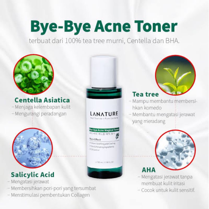 Lanature Bye Bye Acne Toner 100ml
