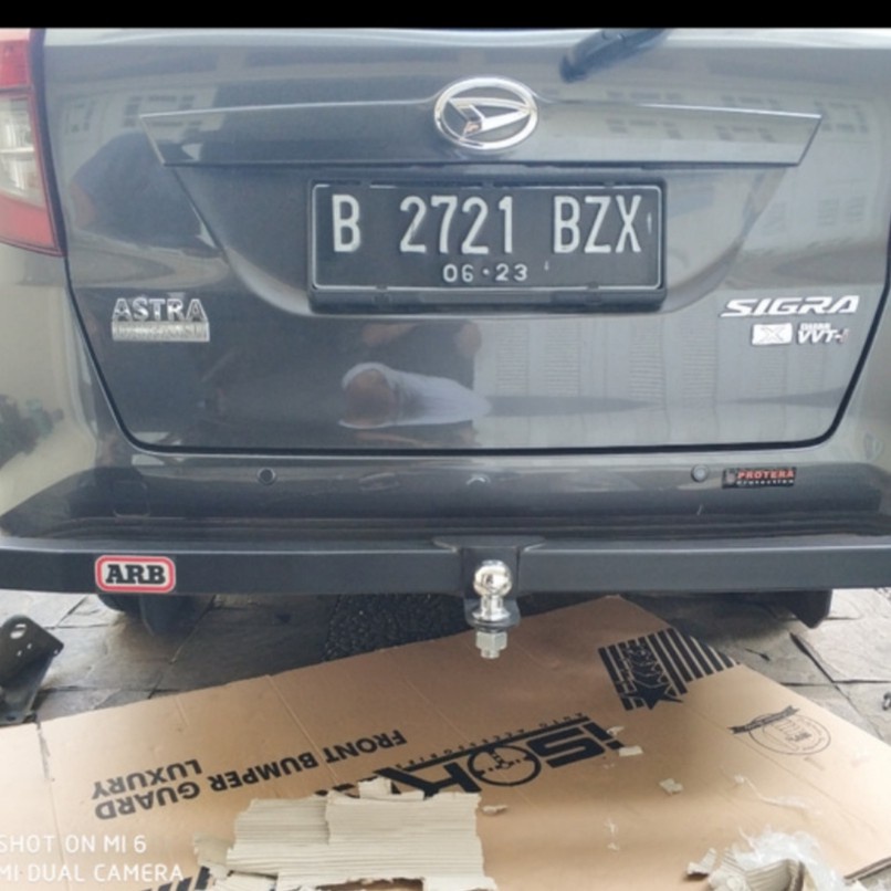 Towing Bar Besi Bumper Belakang Mobil Calya Sigra