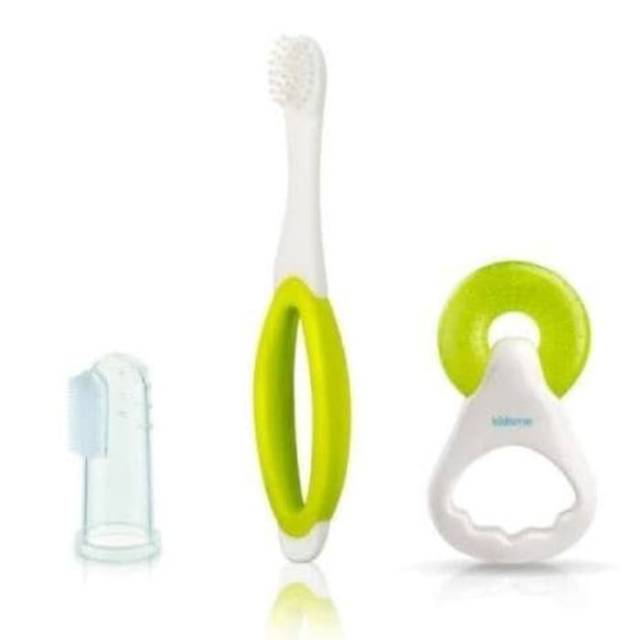 KIDSME Baby Oral Care Set Sikat Gigi Bayi Finger Baby Toothbrush Sikat Gigi Jari Training Tooth Brush