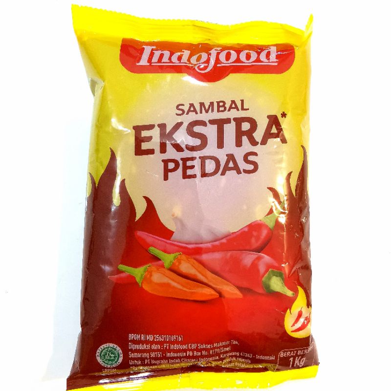 

Sambal Indofood Ekstra Pedas 1Kg