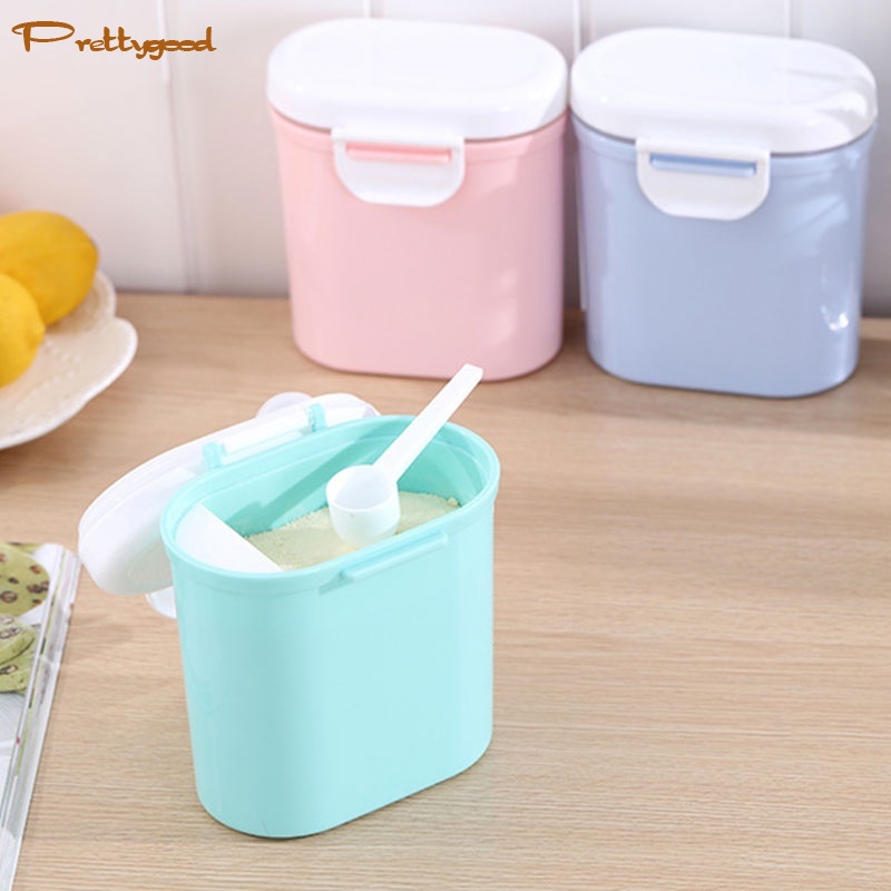 Bayi Susu Bubuk Kotak Penyimpanan Kedap Udara Besar Tangki Wadah Portabel Penyimpanan Makanan - PD