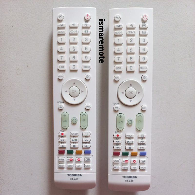 REMOTE REMOT TV TOSHIBA SMART TV LED/LCD TIPE CT-8068/CT-8071 ORIGINAL