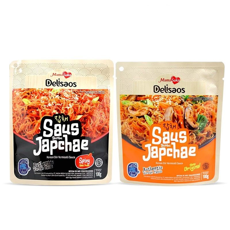 mamasuka delisaus saos japchae instan Korean original / spicy 100 gram