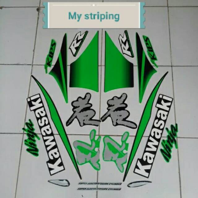 Jual stiker ninja rr 2010 hijau | Shopee Indonesia