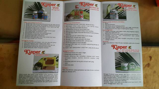 Klaper all over oil minyak anti decubitus 100 ml