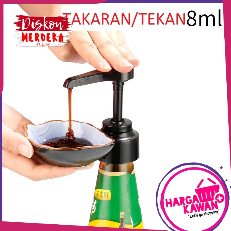 Alat Press / Pompa Tekan untuk Botol Saus / Kecap  Multifungsi - 1pc