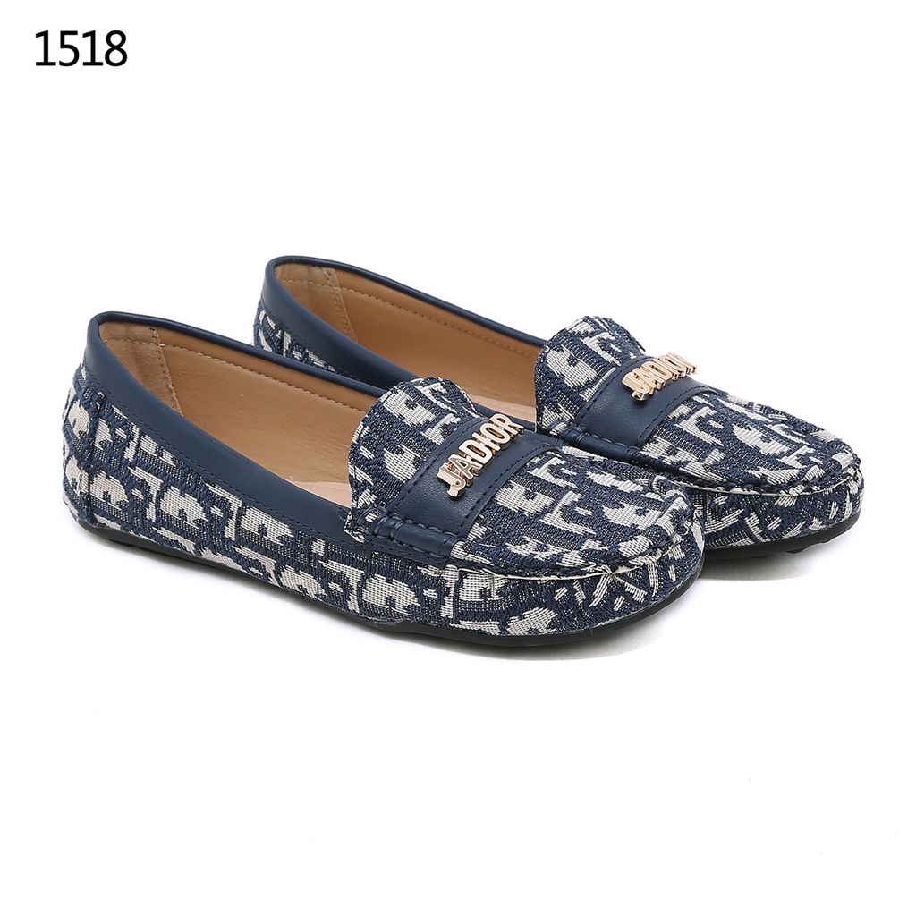 DR Ja'Dr Oblique Jacquard Flat Shoes #1518