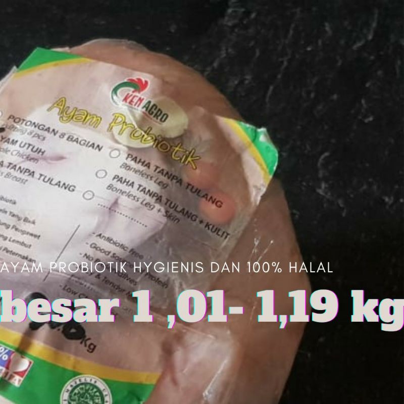 

Ayam Organik Probiotik Frozen