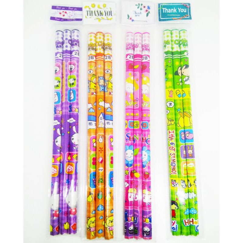 

3pcs Pensil 2B Chnone Murah
