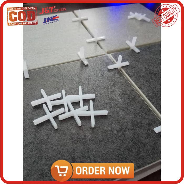 Alat pemasangan keramik Tile Cross Spacer Tile leveling pengatur Nat Spacer keramik a687