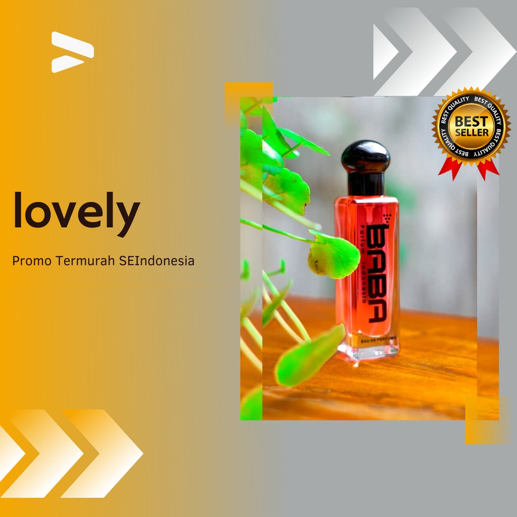 Baba Parfum LOVELY Minyak wangi non alkohol tahan lama perempuan wanita cewek murah grosir badan