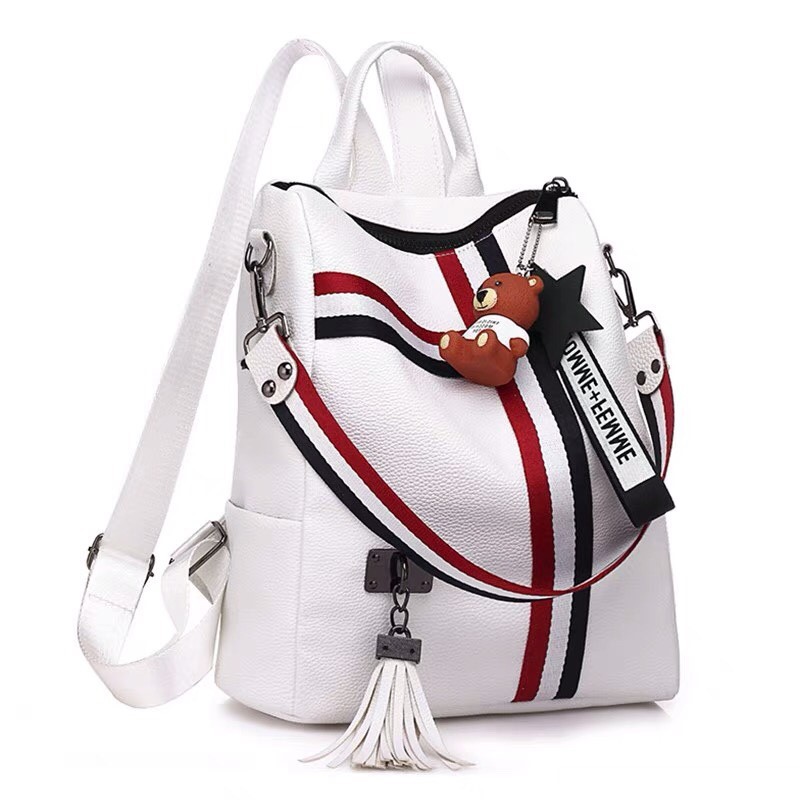 GI 910 GT 1652 RISCE TAS RANSEL KULIT IMPORT WANITA CEWEK PEREMPUAN JAKARTA BQX 2040 EL 983