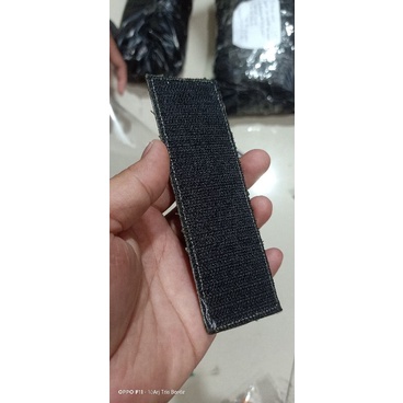 Nama Timbul 3D Plus Perekat Velcro Satuan