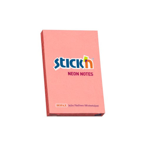 

Stick'n Regular Notes 21162 (3x2) Neon Pink - Memo tempel - ATK