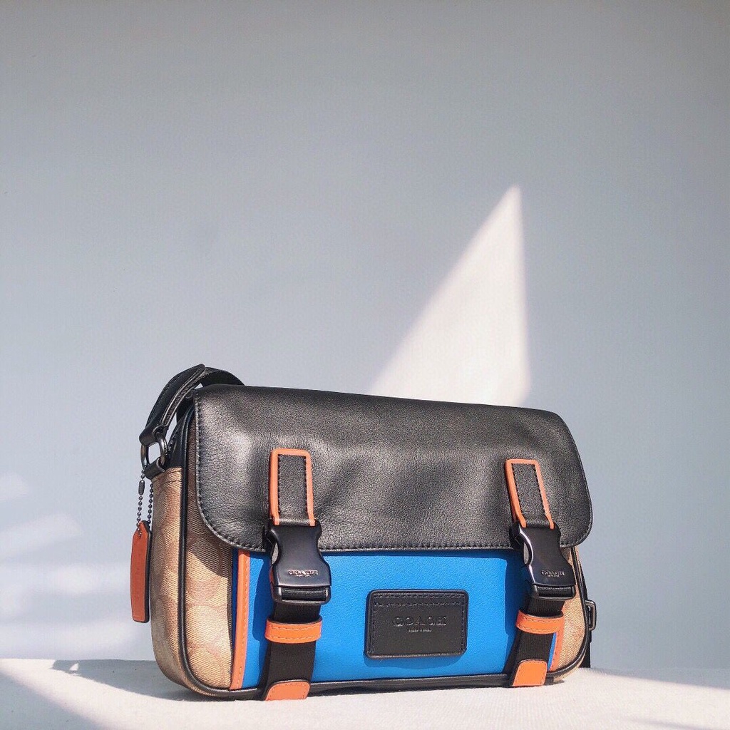 Coach track crossbody in Colorbox Signature canvas C3747 C4141 C4021 C2725 C2715 CE550 CE873