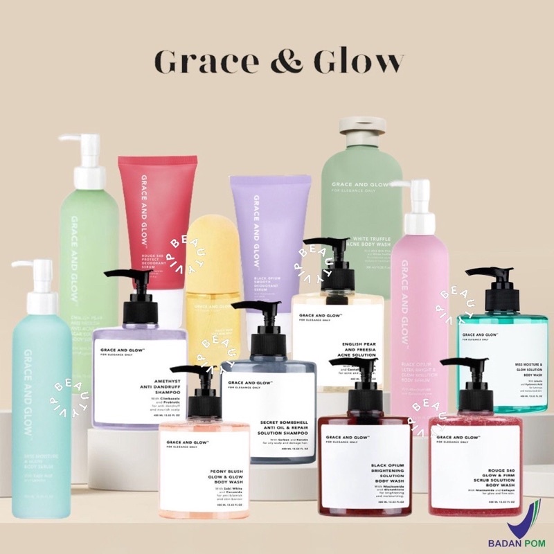 Grace and glow body lotion & body wash