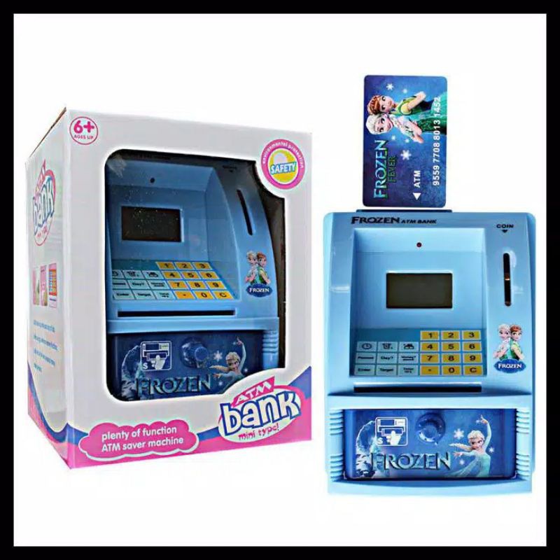 Mainan ATM Frozen / Celengan atm bank