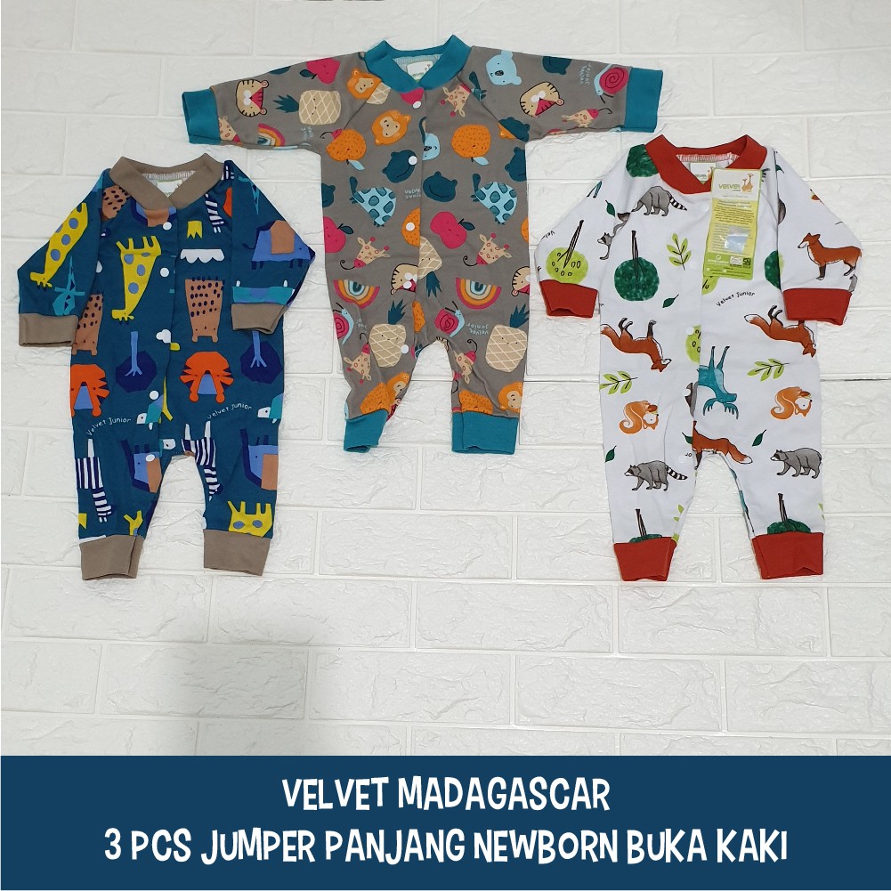 Velvet Junior 3 pcs jumper/kodok panjang