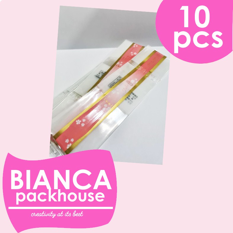 10 pcs Mooncake/pia spiral wrapper (plastik pembungkus kue) PINK