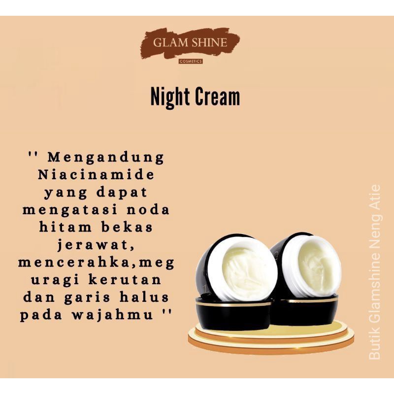 Night cream Glamshine