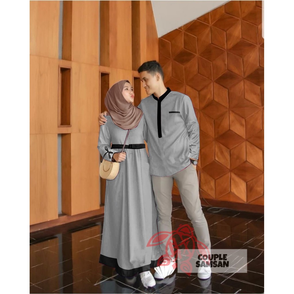 [ Cod ] PALING TERLARIS !!! Samsan Couple | Baju Couple Muslim Termurah