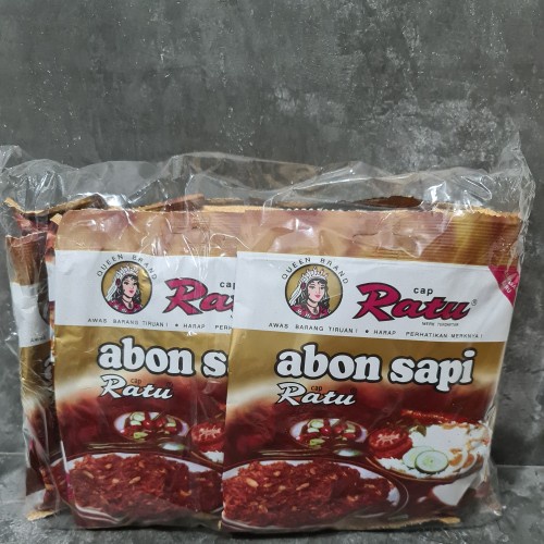 ABON SAPI ASLI CAP RATU Per 1 Pak / Pack Isi 10 Pcs / Bks