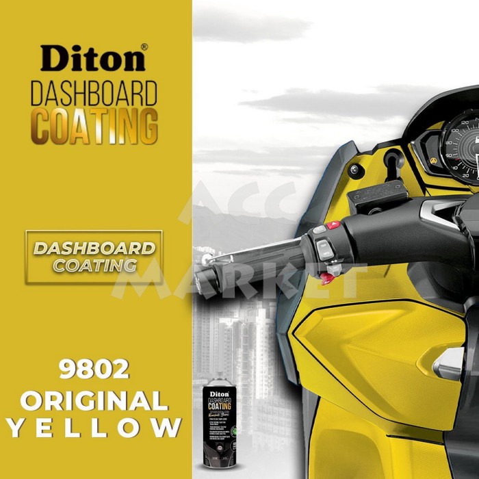 Diton Dashboard Coating Dasbor Kuning Yellow 9802