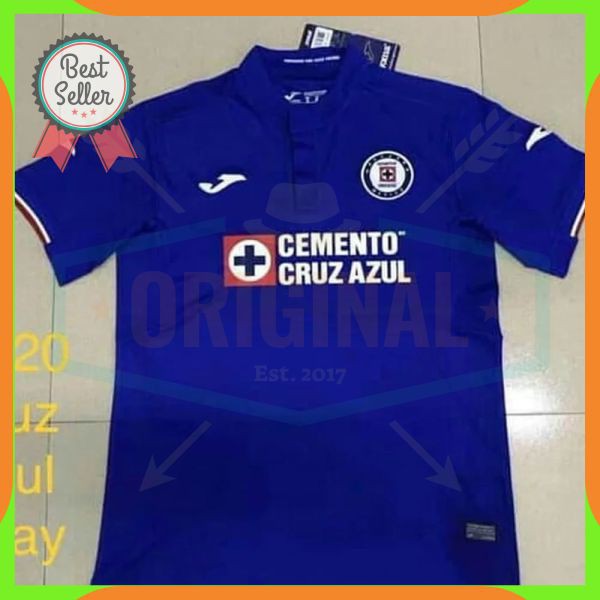 JERSEY BOLA CRUZ AZUL AWAY 2019-2020 GRADE ORI A++