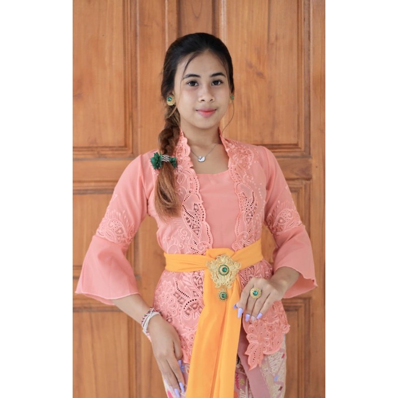 (kebaya saja) Kebaya bali bordir kerawang / kebaya / kebaya bordir / kebaya bali / kebaya kerawang