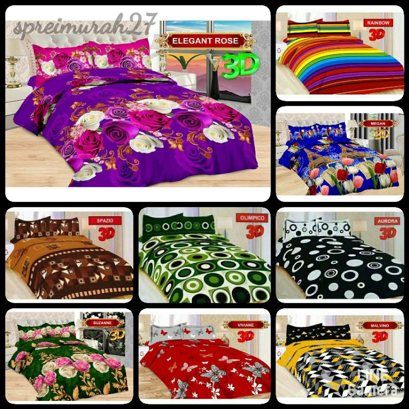 SPREI BONITA UKURAN 140X200 / 145X200 / 160X200 PRE ORDER