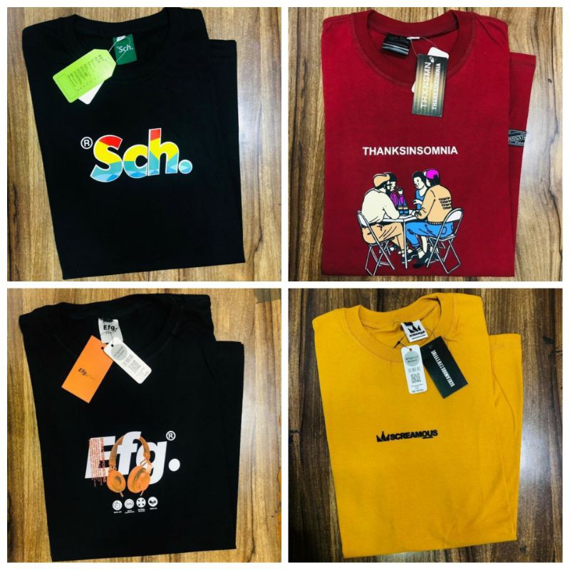 Kaos Distro BM Ori Cotton Combed 30s (Random)