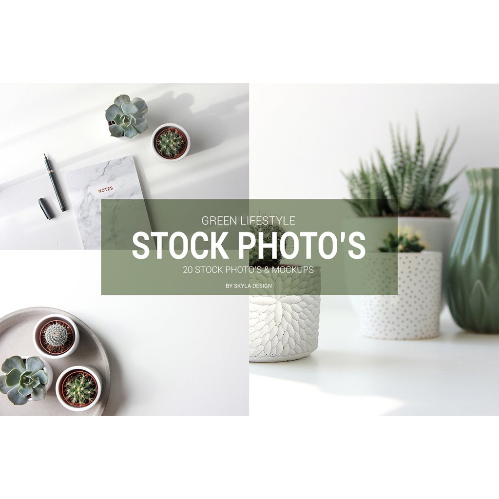 Green Lifestyle Stock Photo Mockups - JPEG Ultra HD - Stock Photo