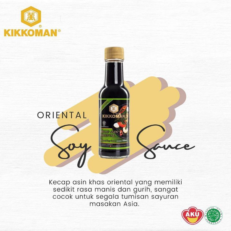 Kikkoman Oriental Soy Sauce 150ml | Saus Oriental | Saos Masakan China