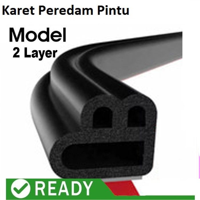 Karet Peredam Suara Pintu Kap Mesin Mobil Peredam Pintu Mesin Universal - List Karet Pelindung Peredam Pintu Mobil - Karet Peredam Pintu Mobil Universal