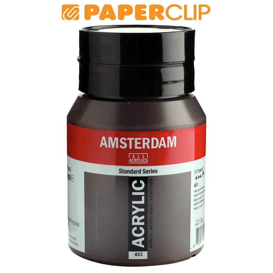 

CAT ACRYLIC AMSTERDAM 17724032AAC 500ML S1 VANDYKE BROWN