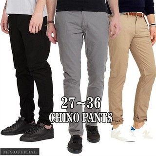 TERLARIS] CELANA PANJANG PRIA UKURAN 27-38 PREMIUM QUALITY CHINOS SLIMFIT COWO SKINNY POLOS COWOK