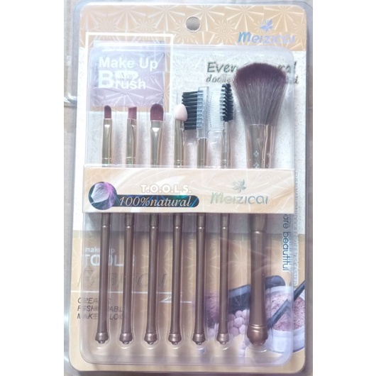 PROMO!! KUAS SET BRUSH 8 IN 1 TERMURAH BRUSH HALUS NO. S-8