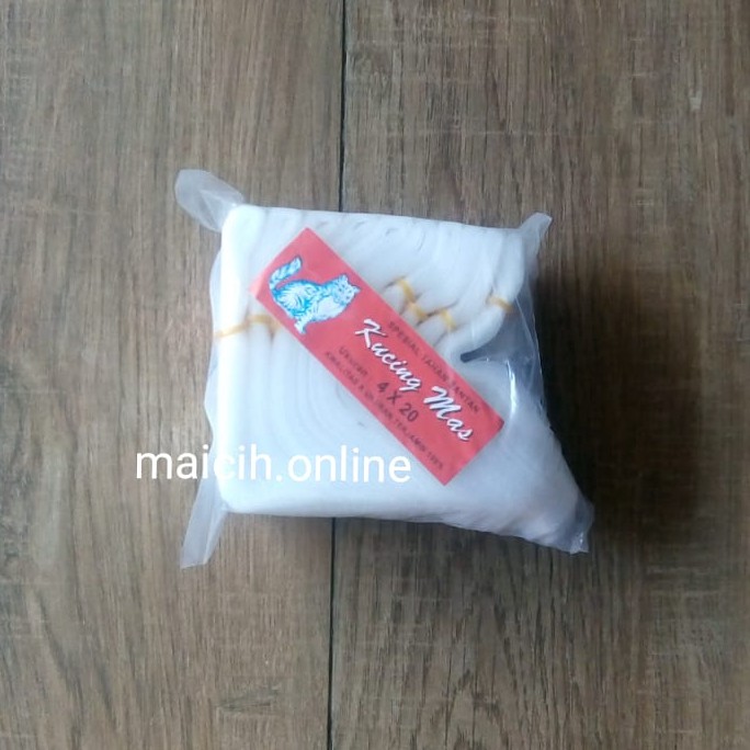 Kantong Plastik Es Ukuran 4cm x 20cm