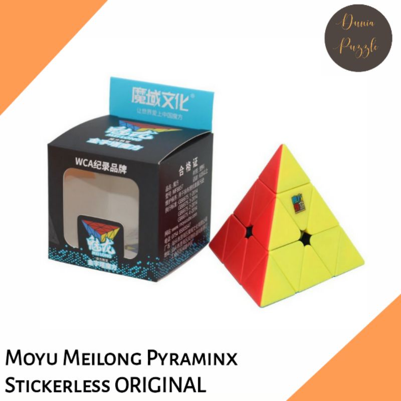 Rubik Pyraminx Moyu Meilong Pyraminx Stickerless ORIGINAL