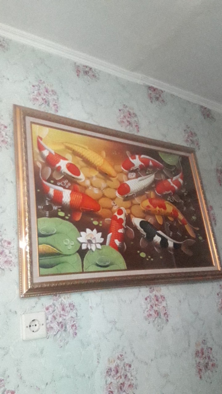 Lukisan Ikan Koi Fengshui