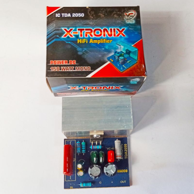 X-Tronik HIFI Amplifier Mono 150W IC TDA 2050 Vc