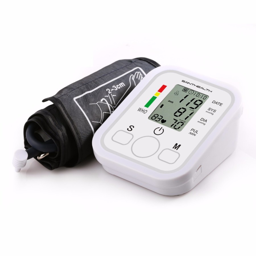 Taffware Pengukur Tekanan Darah Electronic Sphygmomanometer with Voice - B869 - White