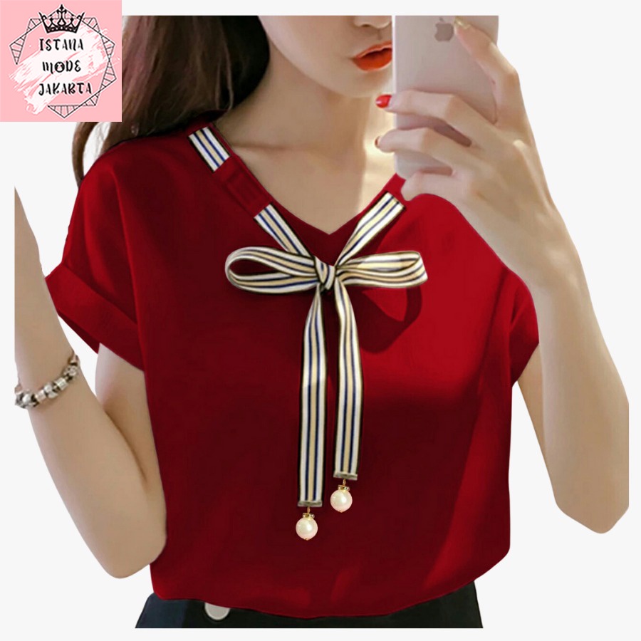 ISTANA MODE JAKARTA Blouse Laura / Blouse Thalia / Blouse Verra / Blouse Wanita / Fashion Wanita / imjv6-7