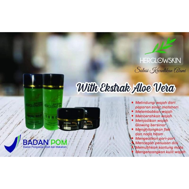 herglow skin by qiqi Permadi pemutih wajah cream wajah cream dokter bedak skincare murah skincare am