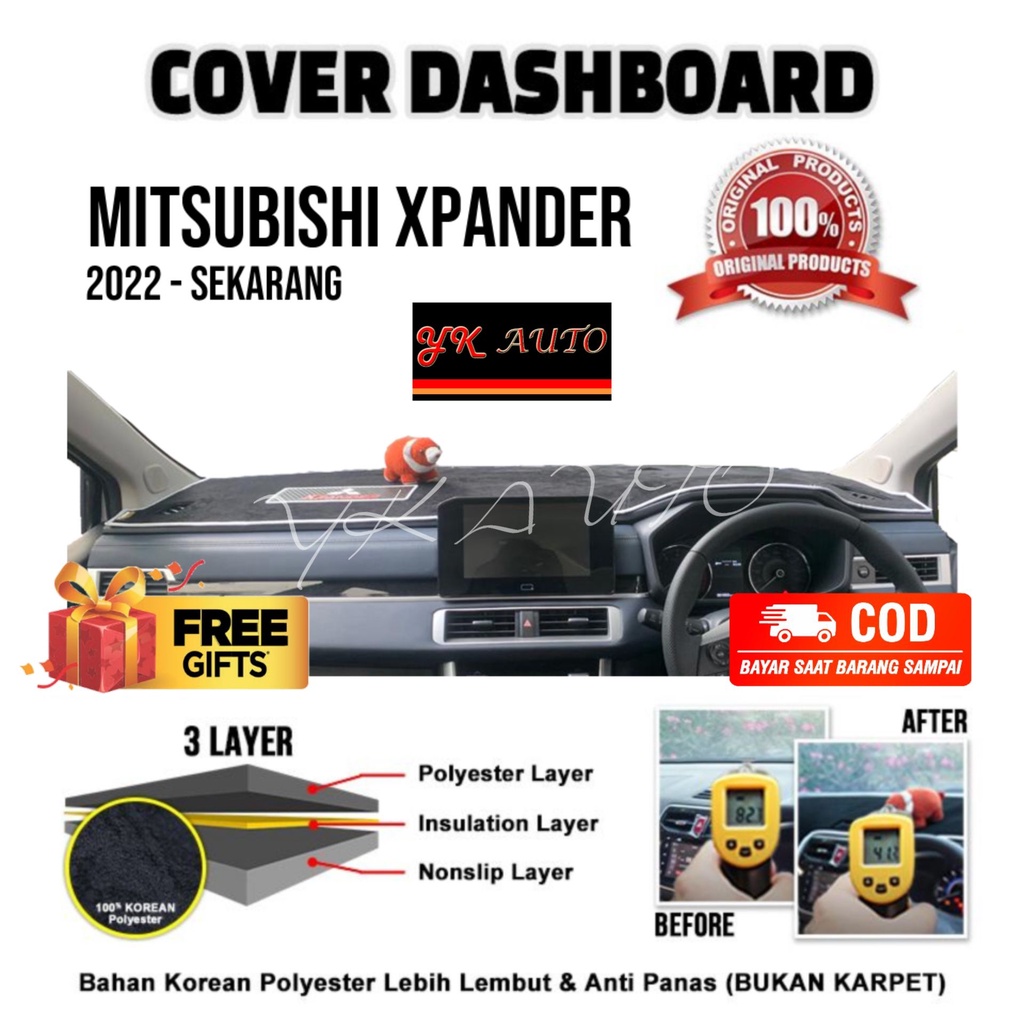 Cover Dashboard New Xpander 2022 Premium Cover Dasboard Mitsubishi Xpander Sport Cross Ultimate 2022