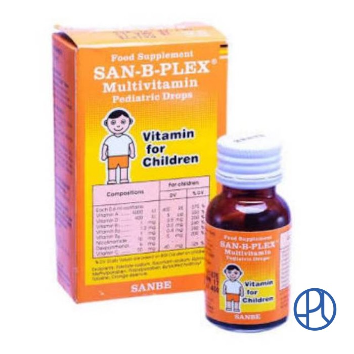 SAN B PLEX DROP 15 ML MULTIVITAMIN VITAMIN BAYI BALITA SANBE PLEK SAN-B-PLEX SAN-B