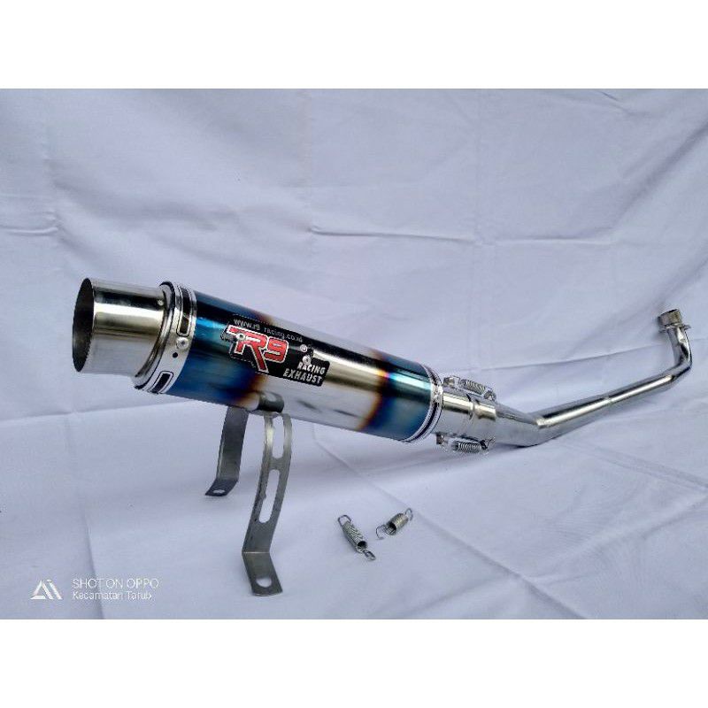 Bergaransi Knalpot Racing R9 Motor Supra X, Supra Fit, Supra Fit New, Supra 125, Supra 110, Karisma