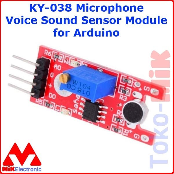 KY038 KY-038 MICROPHONE VOICE SOUND SENSOR MODULE FOR ARDUINO